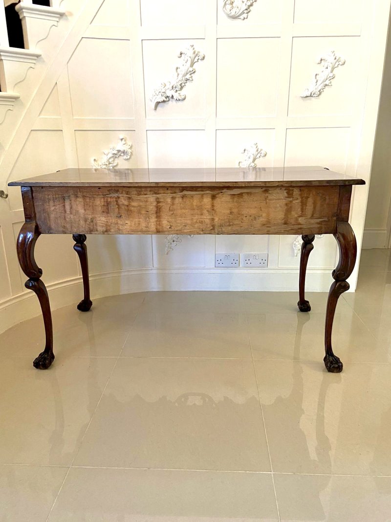 Rare 18th Century American Antique Chippendale Serving/Console Table - Image 6